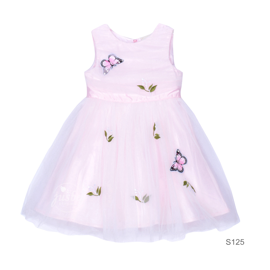 S125 Butterfly Dress Pink