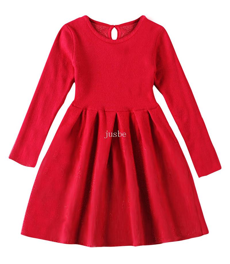 K1739 Knitted Dress red